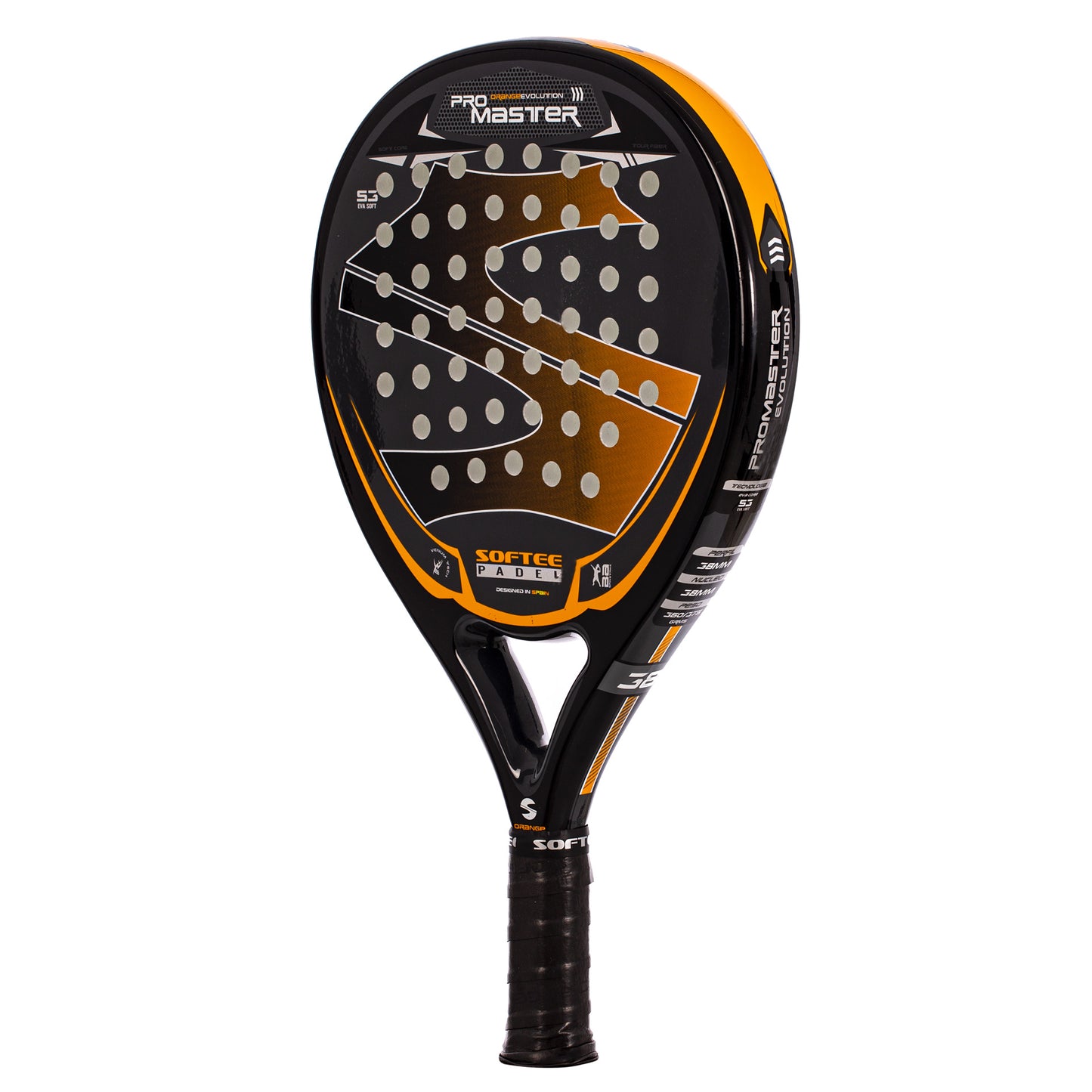 Pala Pádel Softee Pro Master Evolution Orange