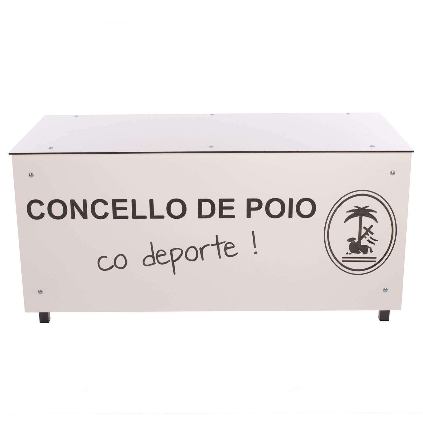 Mesa Anotadores Completa Fenólico 8Mm Blanco