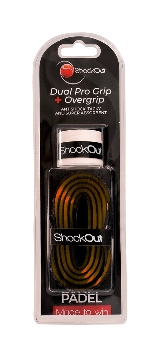 Dual Pro Grip + Overgrip Shockout