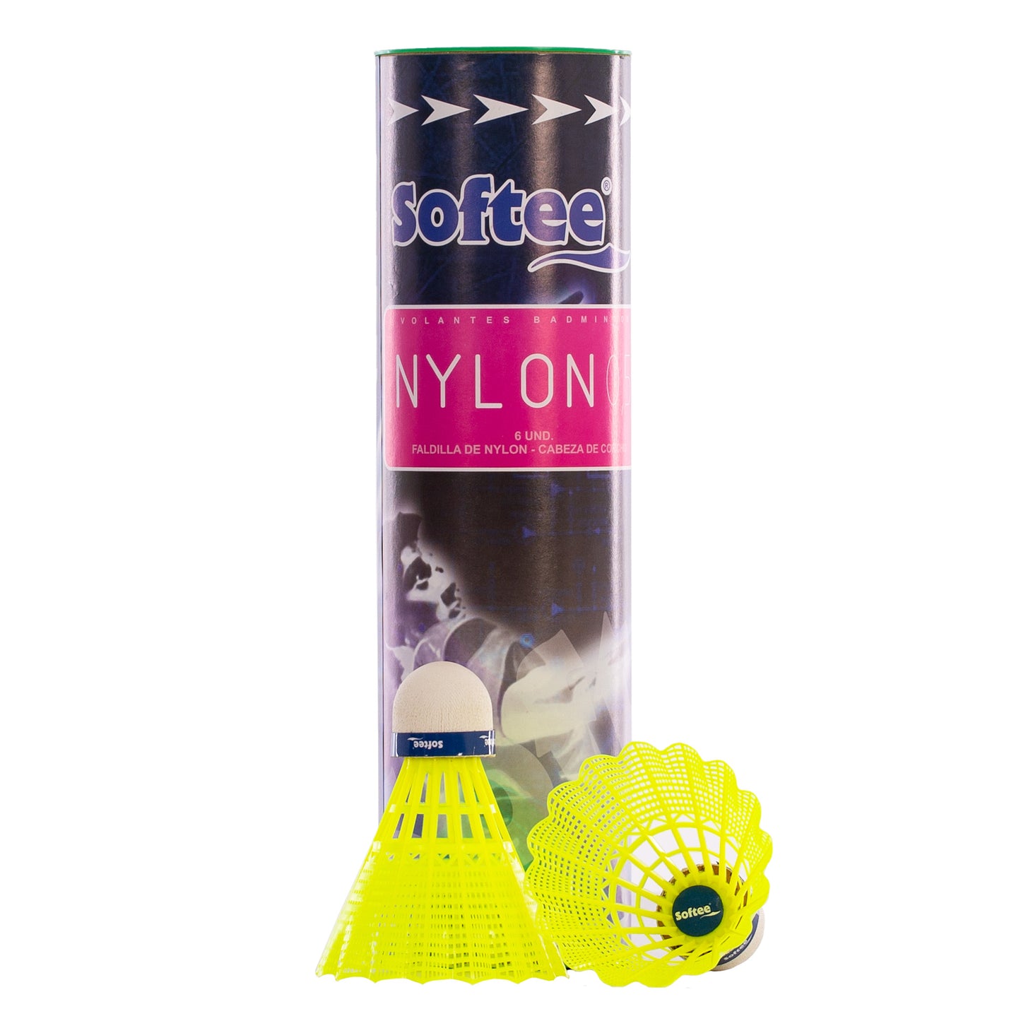 Volantes Badminton Softee 0.5 6Uds