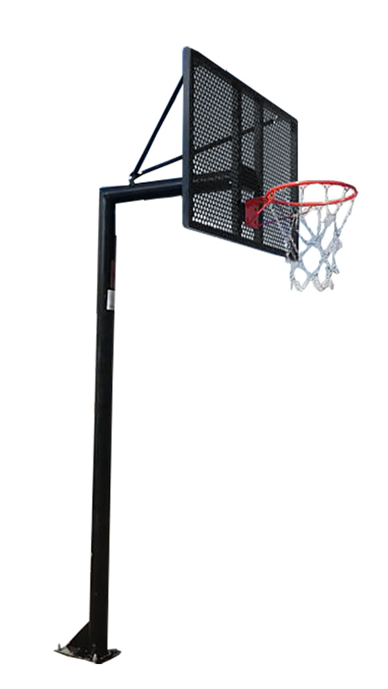 Juego Canastas Antivandalicas Minibasket New Tubo 114 Mm Lacada -Incluye Aros, Redes Y Tableros-