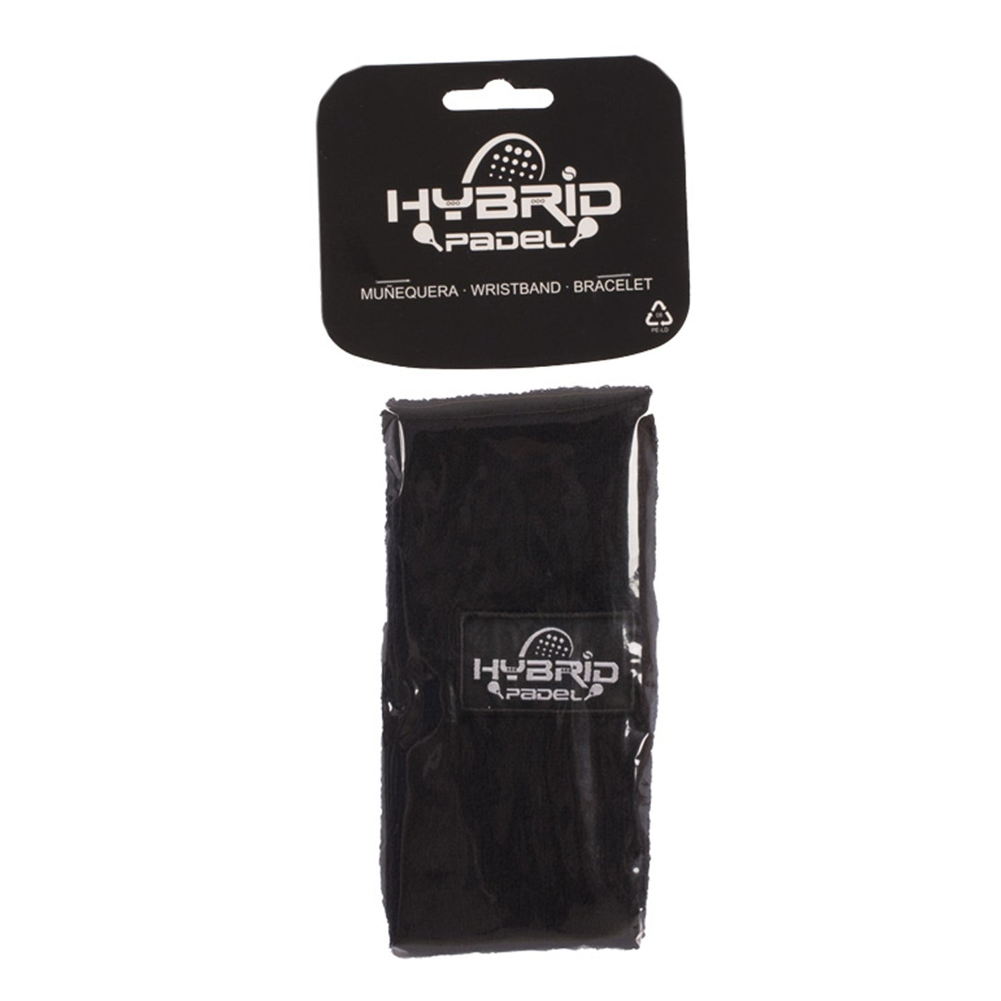 Muñequera Hybrid Padel Negra