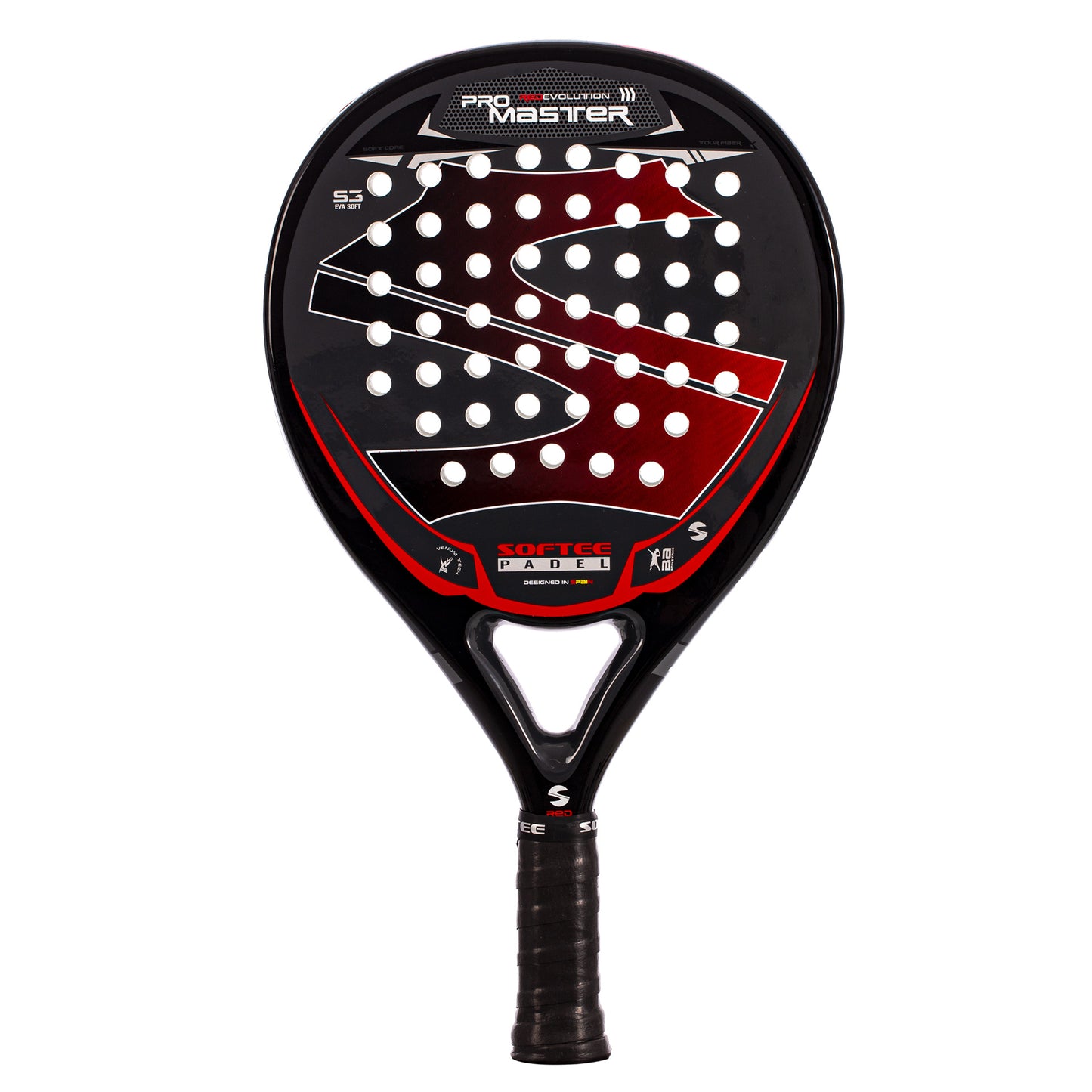 Pala Pádel Softee Pro Master Evolution Red