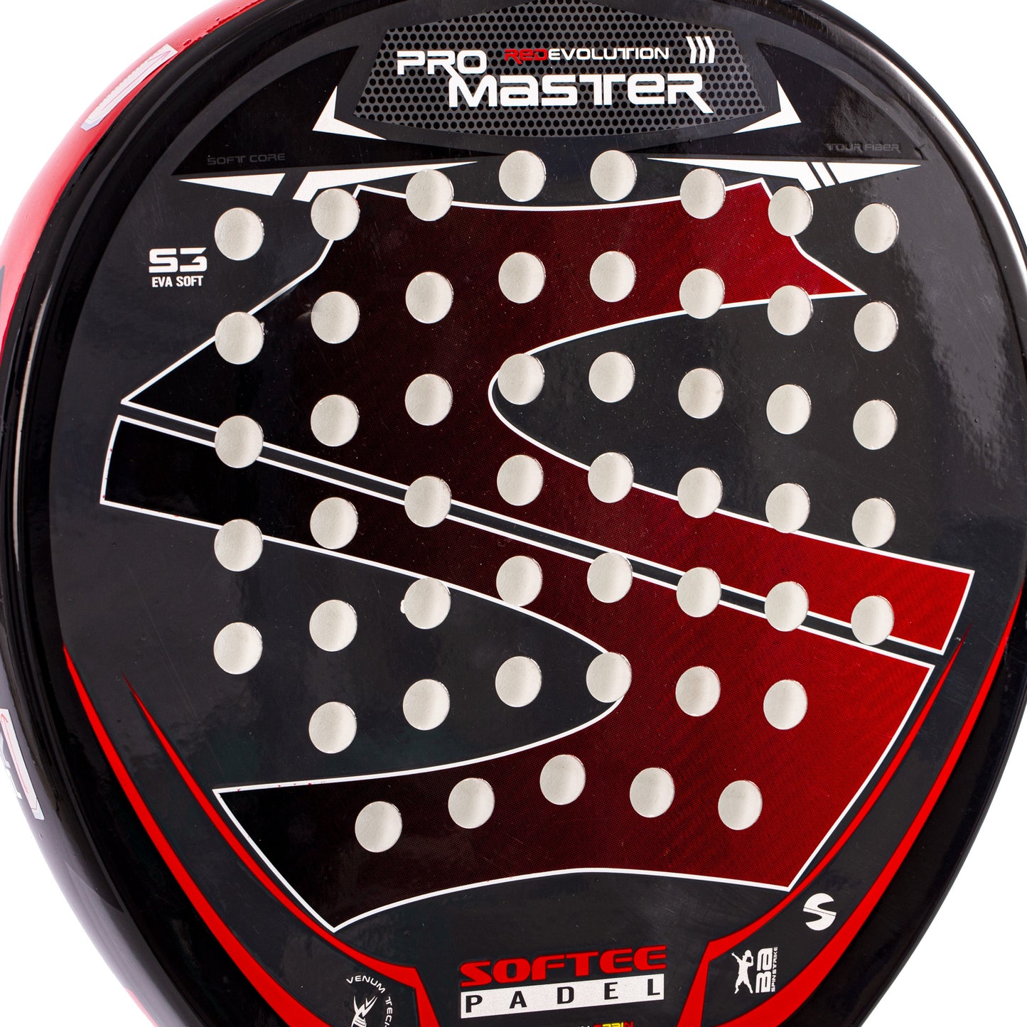 Pala Pádel Softee Pro Master Evolution Red