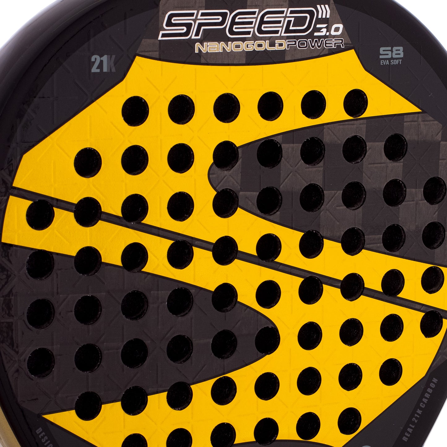 Pala Pádel Softee Speed Gold Power 3.0 Nano Mesh