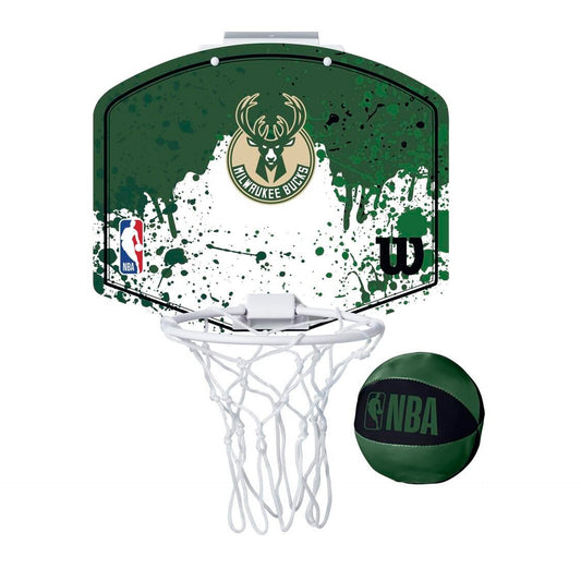 Set Minicanasta Wilson Nba Team Mini Hoop Bucks