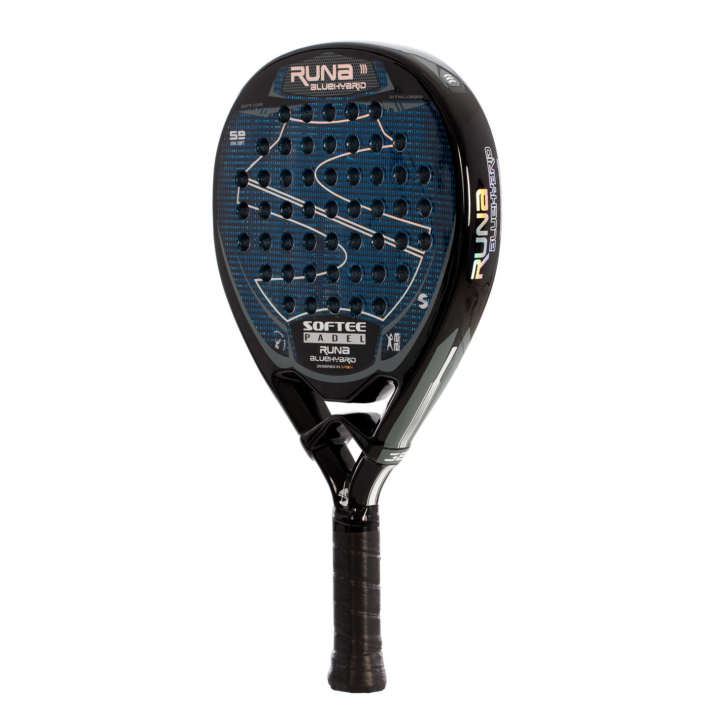 Pala Pádel Softee Runa Blue Hybrid