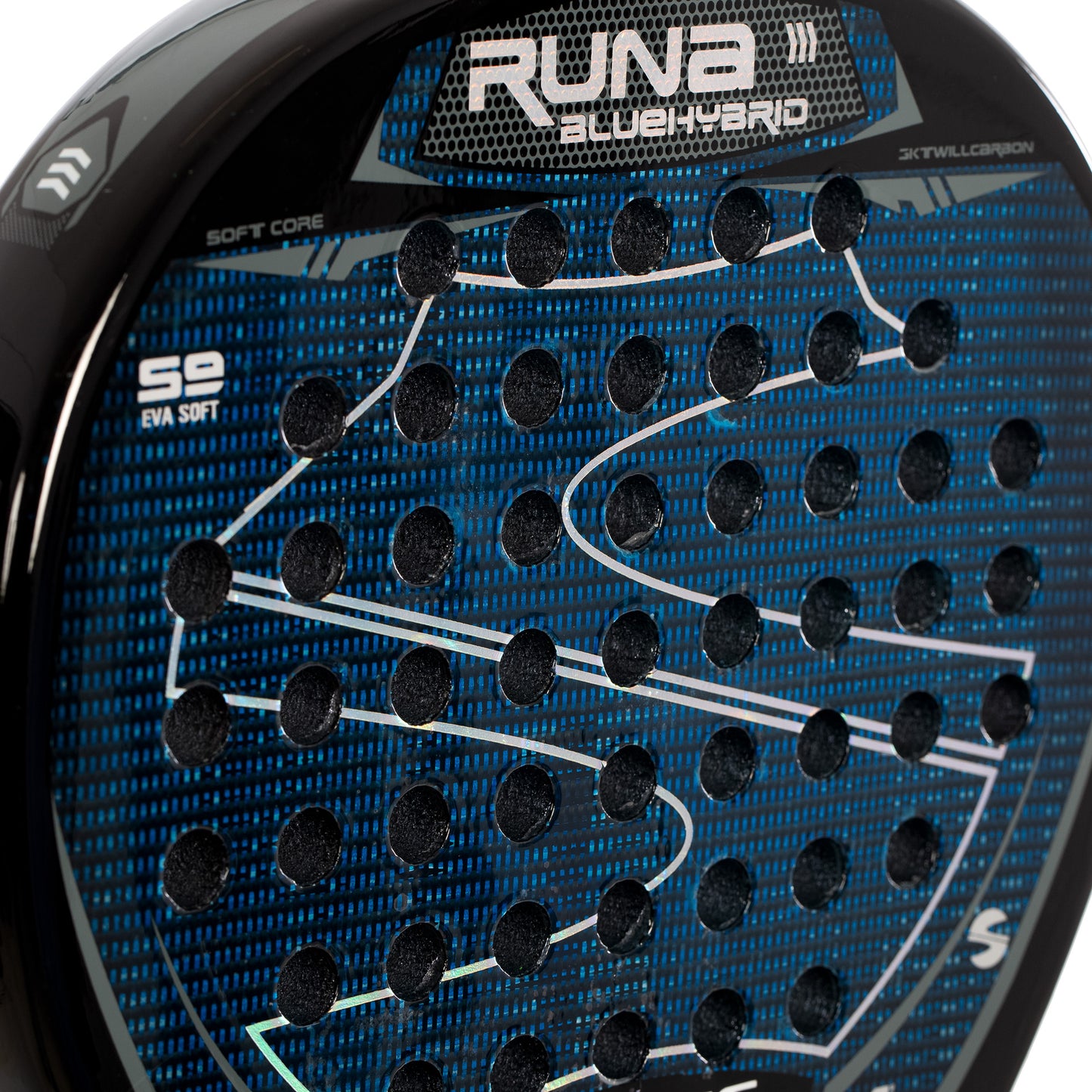 Pala Pádel Softee Runa Blue Hybrid