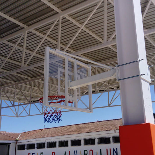 Jgo Canasta Minibasket Fija A Viga Vuelo 1 M