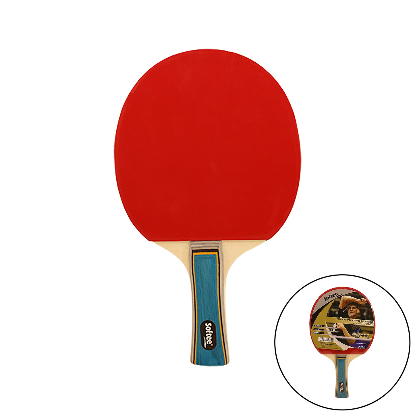 Raqueta Tenis De Mesa Softee 'P050'