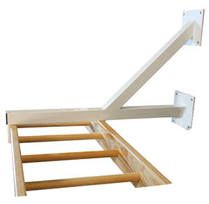 Herraje Para Escalera Horizontal -2 Uds-