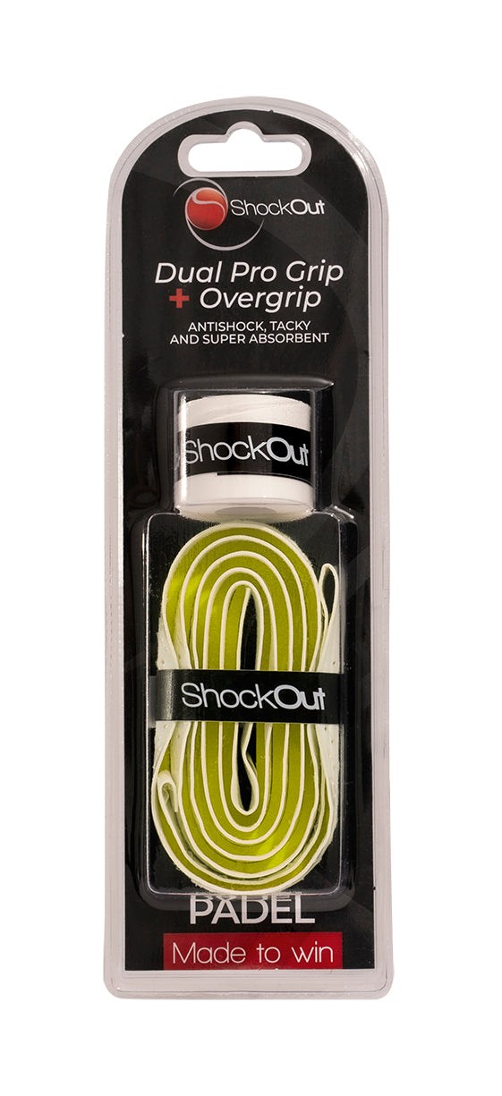 Dual Pro Grip + Overgrip Shockout