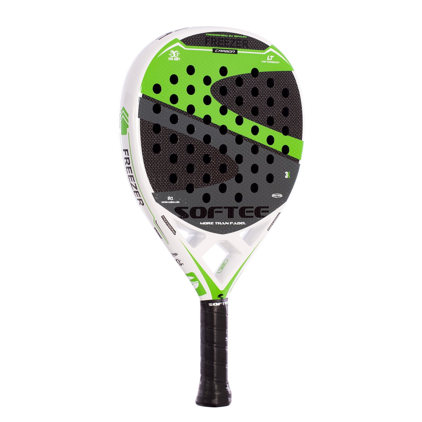 Pala Pádel Softee Freezer Carbon Green