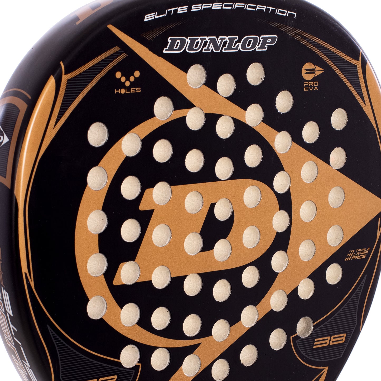 Pala Pádel Dunlop Fusion Elite Pro Gold