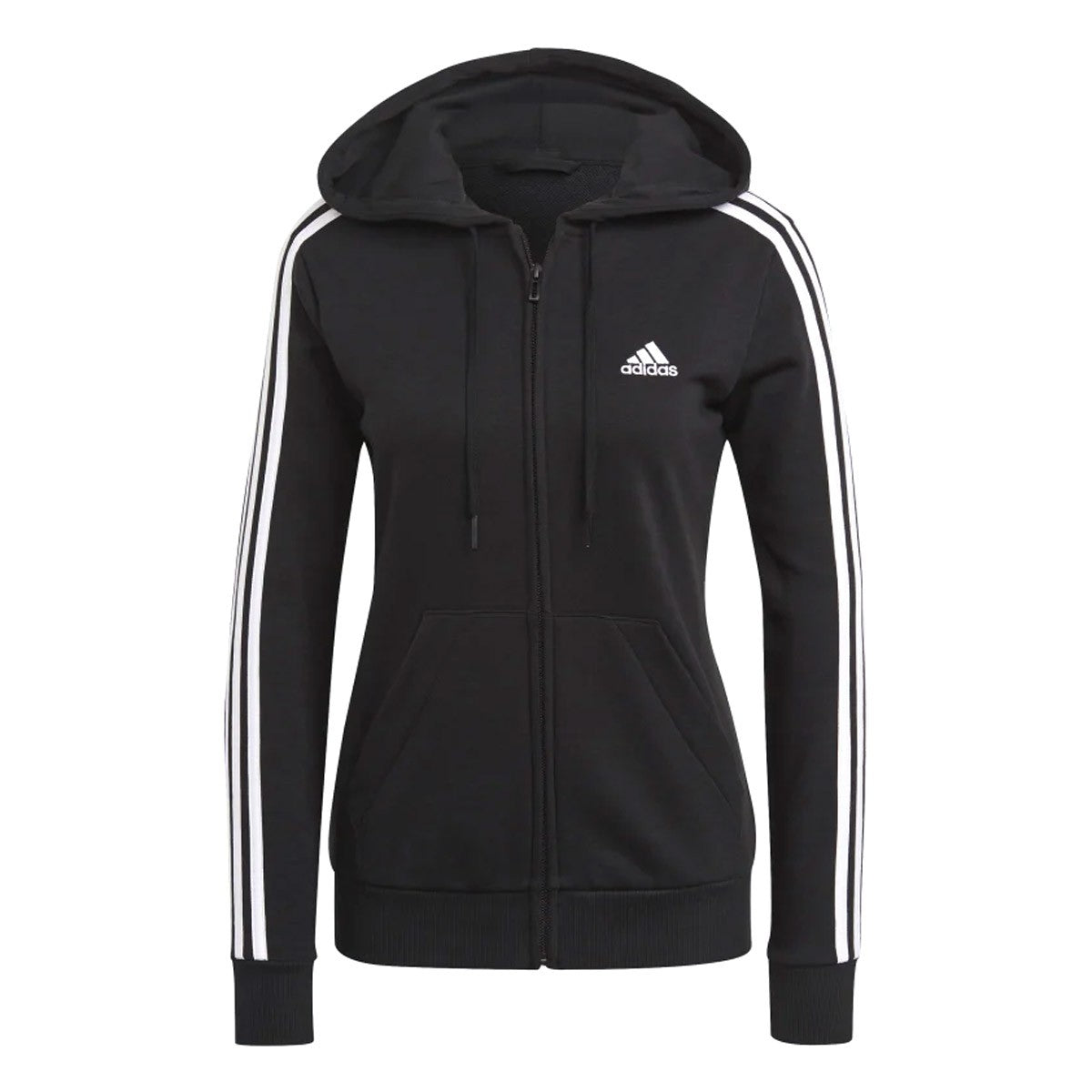 Sudadera Con Capucha Adidas Essentials 3 Franjas Felpa Mujer