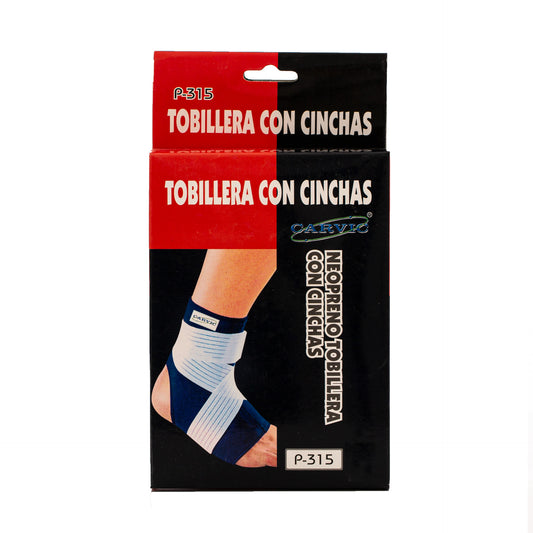 Tobillera Neopreno Con Cinchas Cv